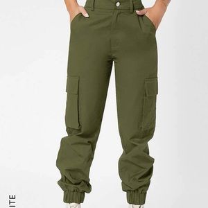 Army green cargo pants